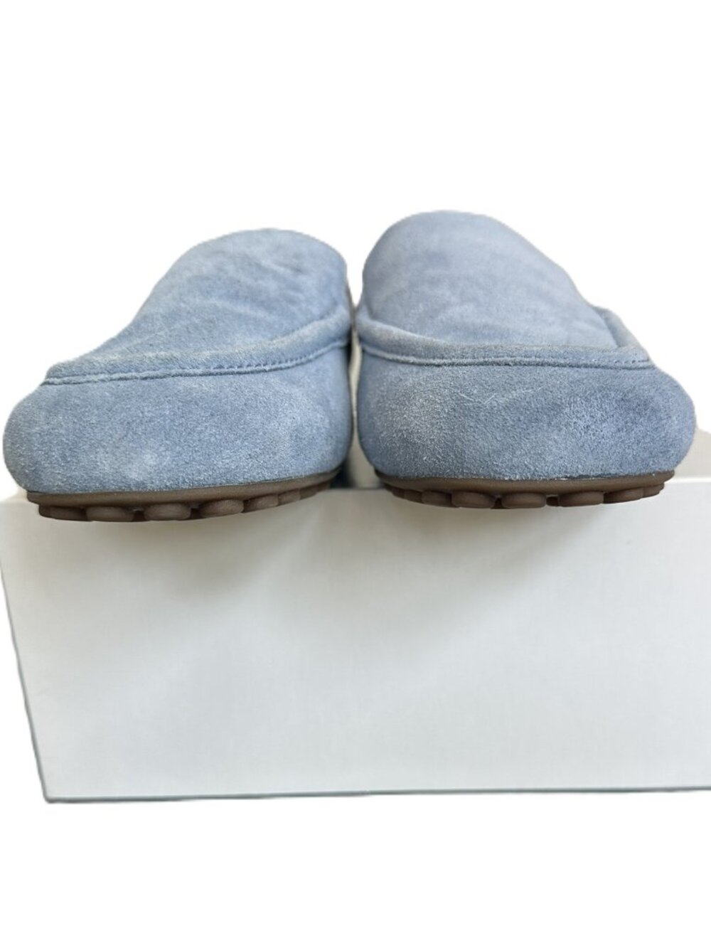 ABEO Harbor Loafers Women's Size 9.5 Light Blue Suede Flats with Arch Support - Picture 4 of 10